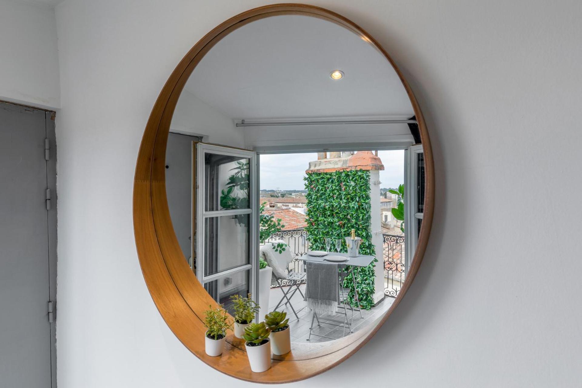 Апартаменты La Terrasse, Vue Sur Les Toits De Монпелье Экстерьер фото