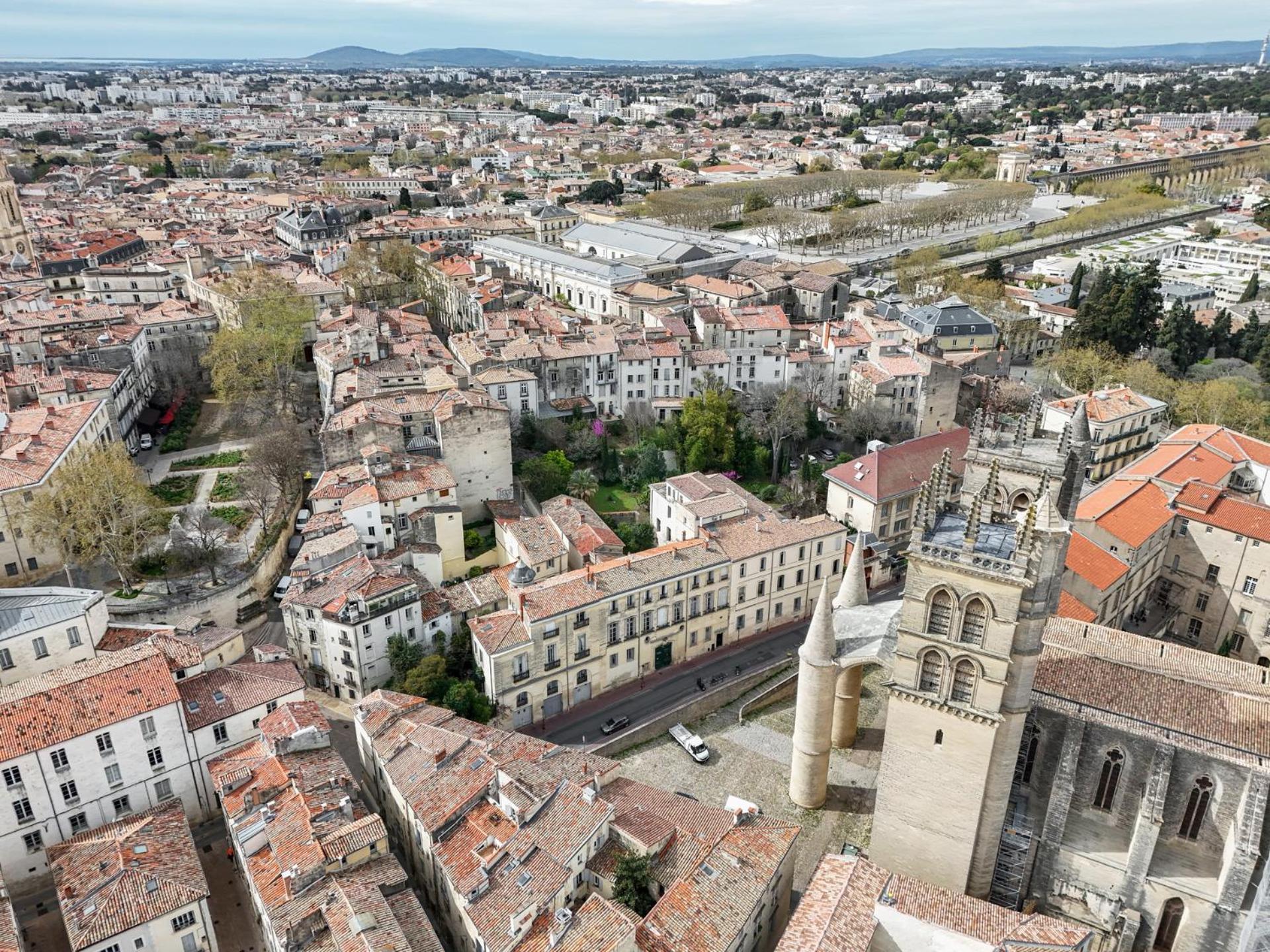 Апартаменты La Terrasse, Vue Sur Les Toits De Монпелье Экстерьер фото